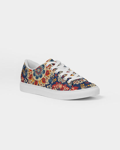 Indo Fusion Mandala Women's Faux-Leather Sneaker