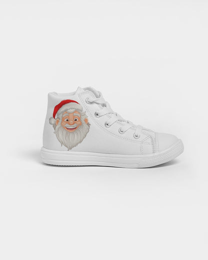 Santa love Kids Hightop Canvas Shoe