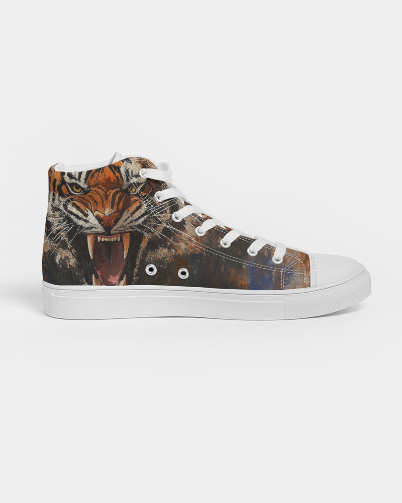 Painted Tiger Men's Hightop Canvas Shoe