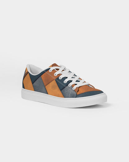 Herringbone Women's Faux-Leather Sneaker