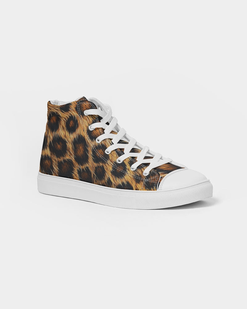 Skin of Leopard Women's Hightop Canvas Shoe