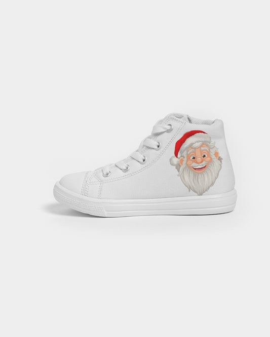 Santa love Kids Hightop Canvas Shoe