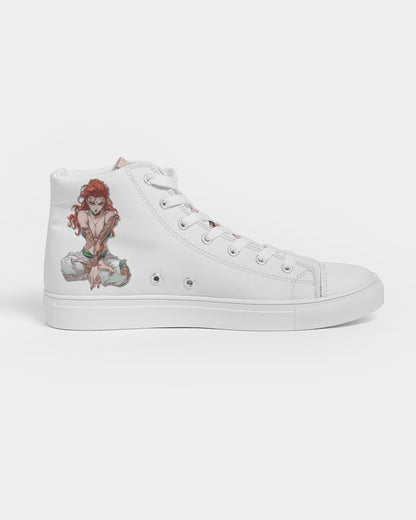 Tattoo Girl Women's Hightop Canvas Shoe