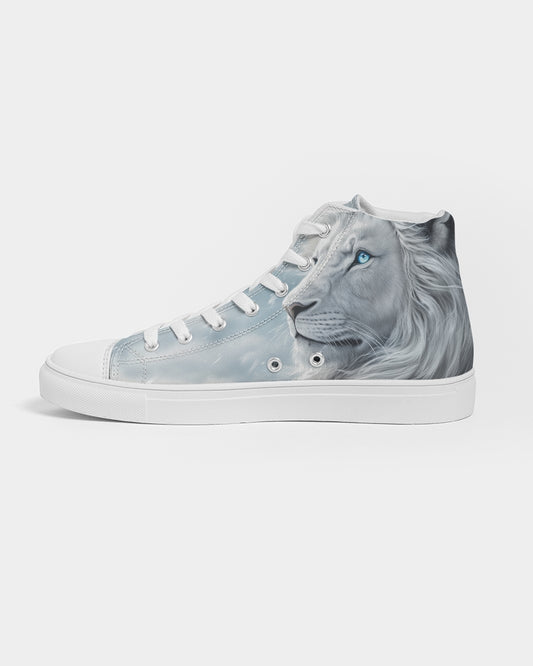 The White Lion Men's Hightop Canvas Shoe