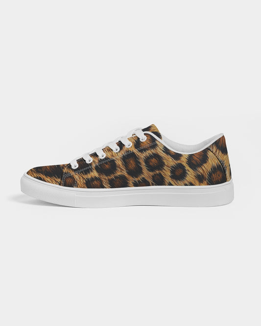 Skin of Leopard Men's Faux-Leather Sneaker