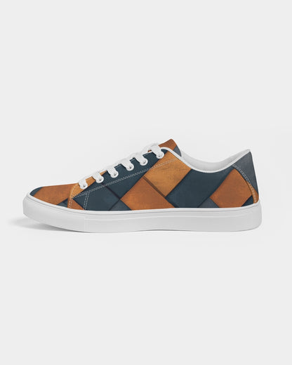 Herringbone Women's Faux-Leather Sneaker