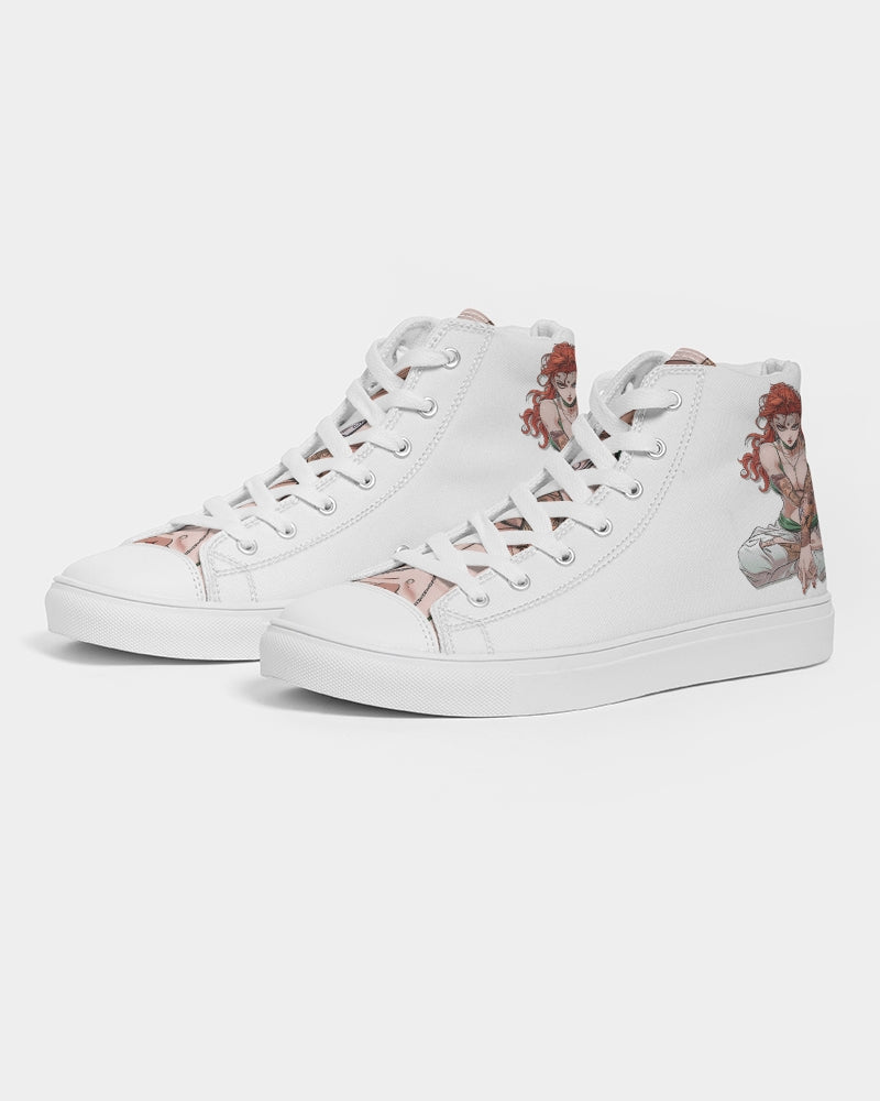 Tattoo Girl Women's Hightop Canvas Shoe