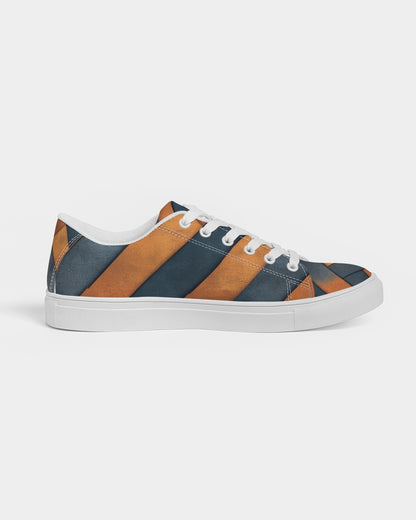 Herringbone Men's Faux-Leather Sneaker