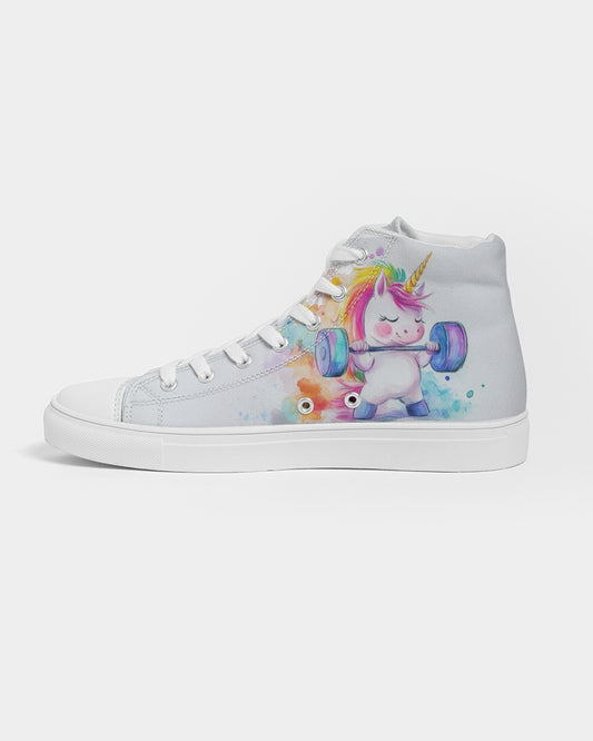 Unicorn Women's Hightop Canvas Shoe