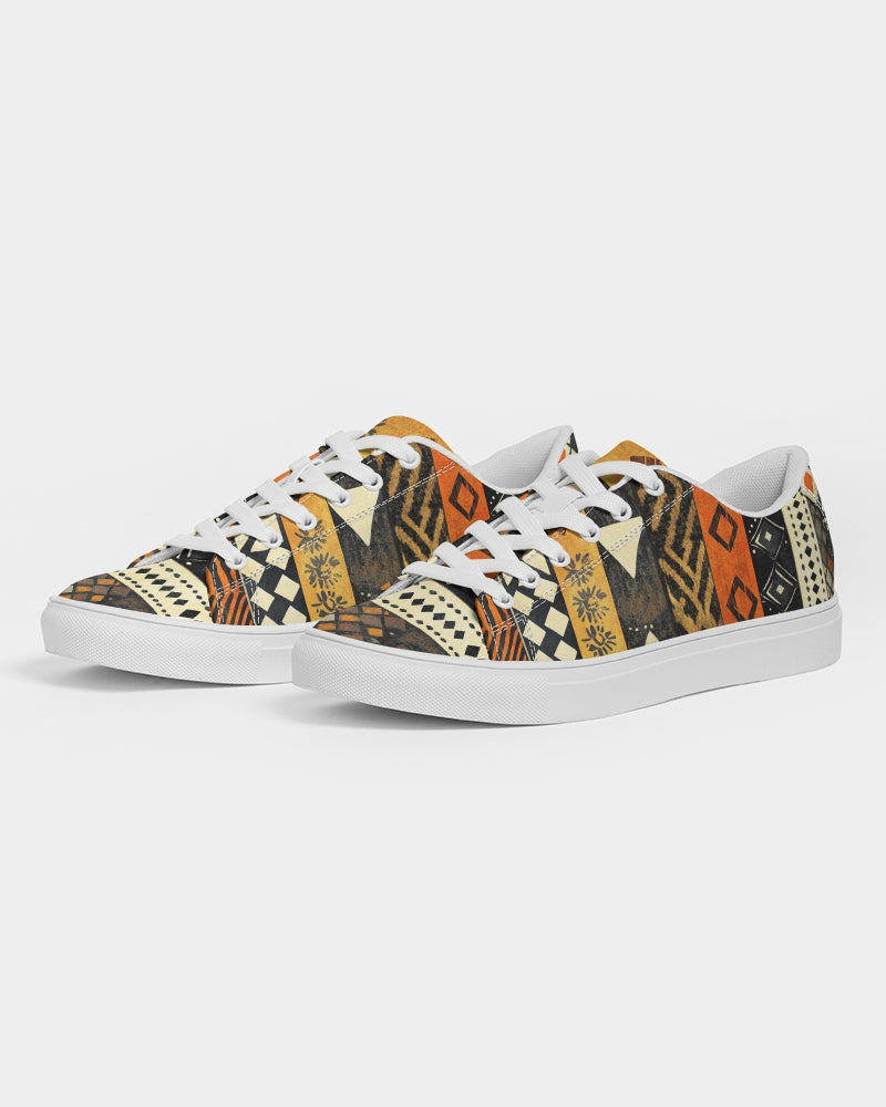 African Tribal Women's Faux-Leather Sneaker