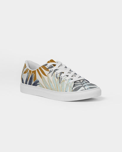 Colourful Leaves Women's Faux-Leather Sneaker