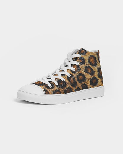 Skin of Leopard Women's Hightop Canvas Shoe