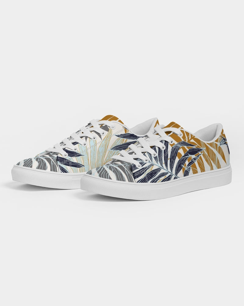 Colourful Leaves Women's Faux-Leather Sneaker